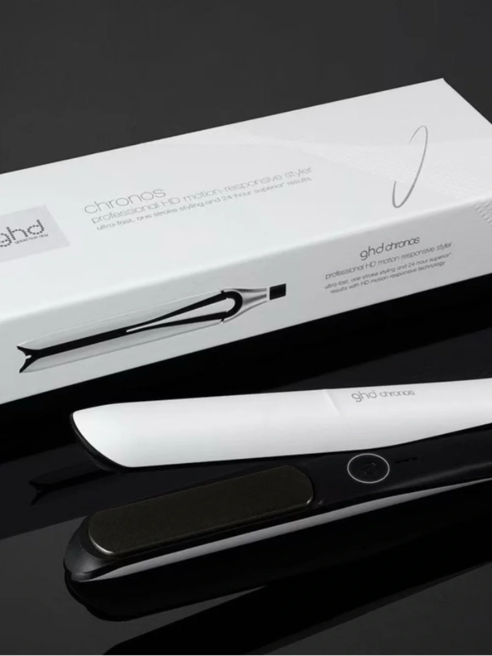 ghd Chronos Professional HD motion responsive White Styler